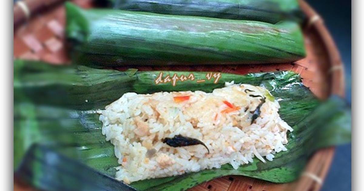 Resep NASI BAKAR 'ATK' Ayam Teri Kemangi (enak, mudah dan simple) oleh