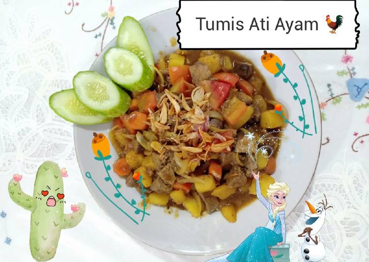 Tumis Ati Ayam (Balita Friendly)