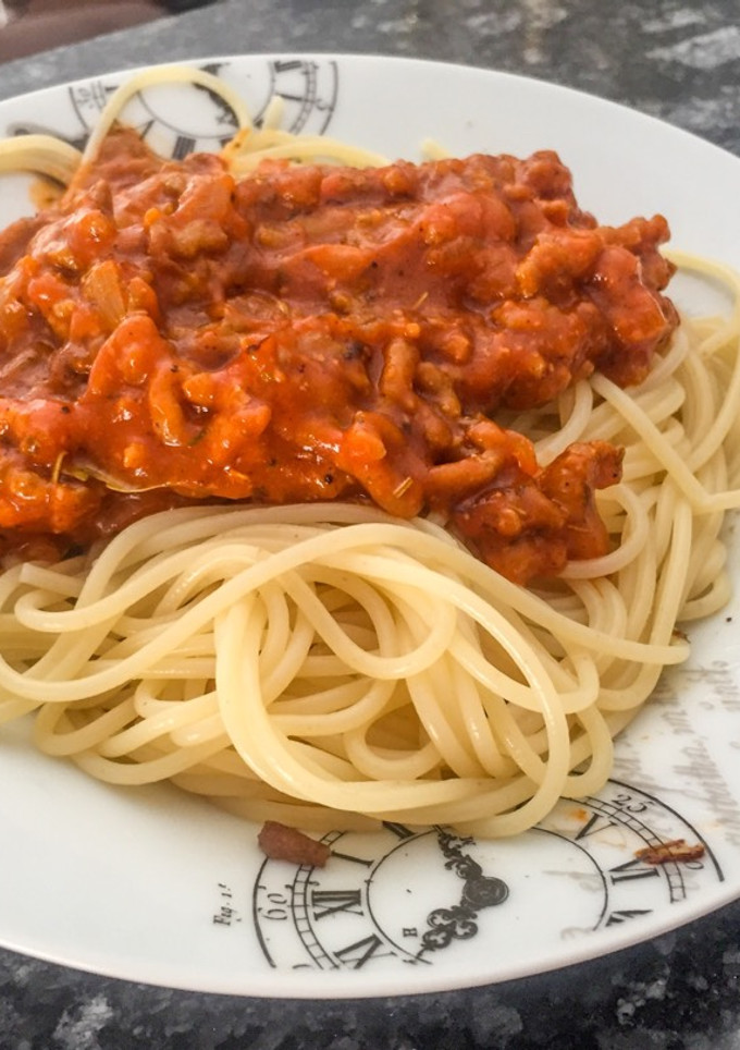 Una foto de Pasta boloñesa / espaguetis