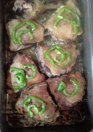 Una foto de Pollo al horno