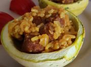 Une photo de courgettes merguez
