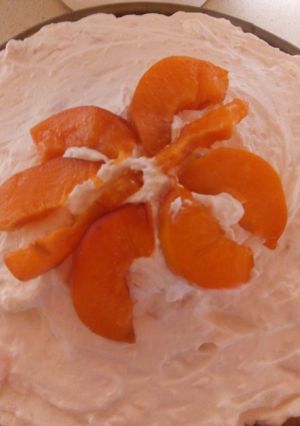 Barackos joghurtos torta recept fotója
