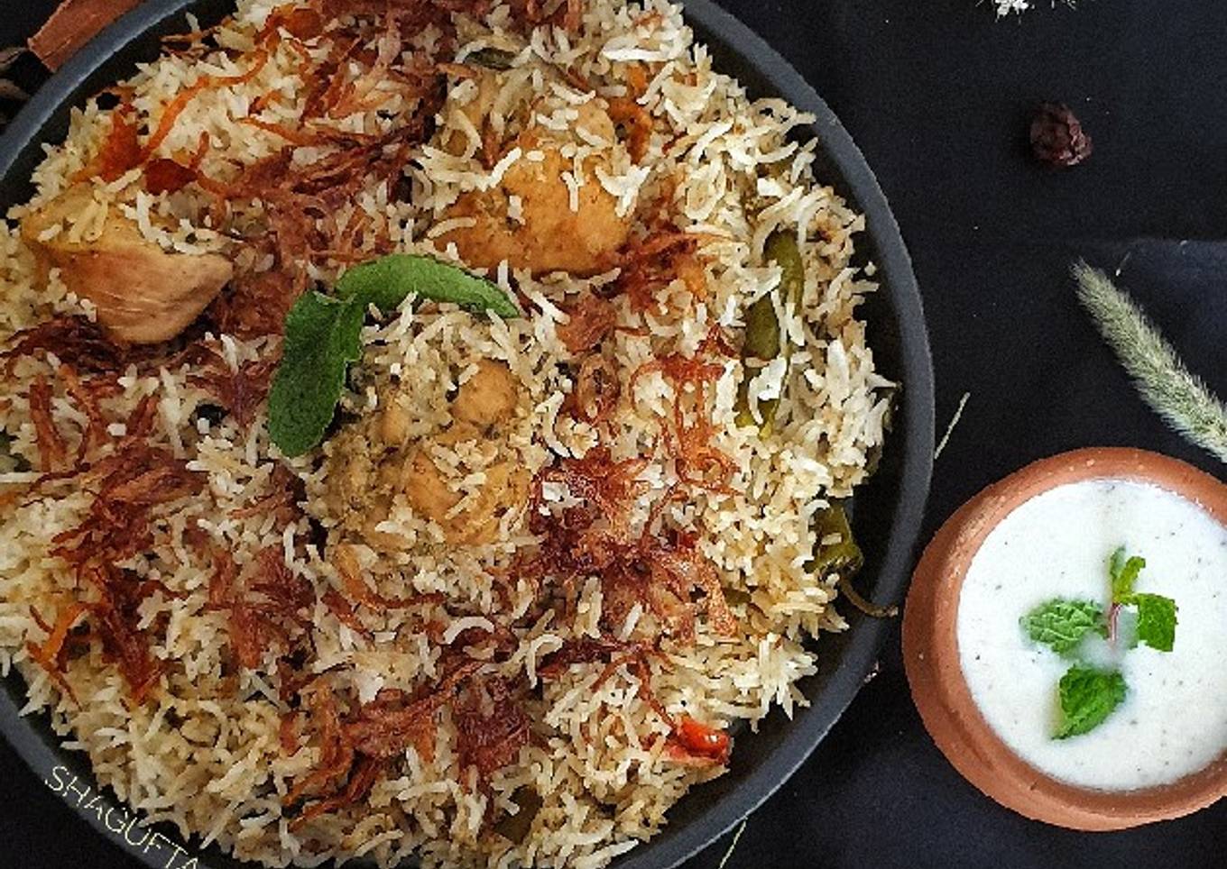 Chicken White Biryani