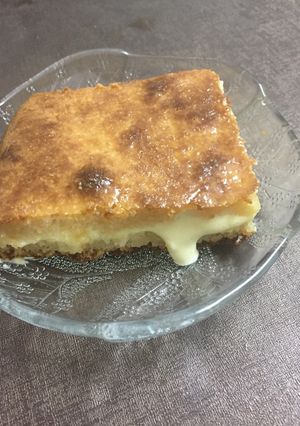 صورة لوصفة بسبوسة بالقشطة