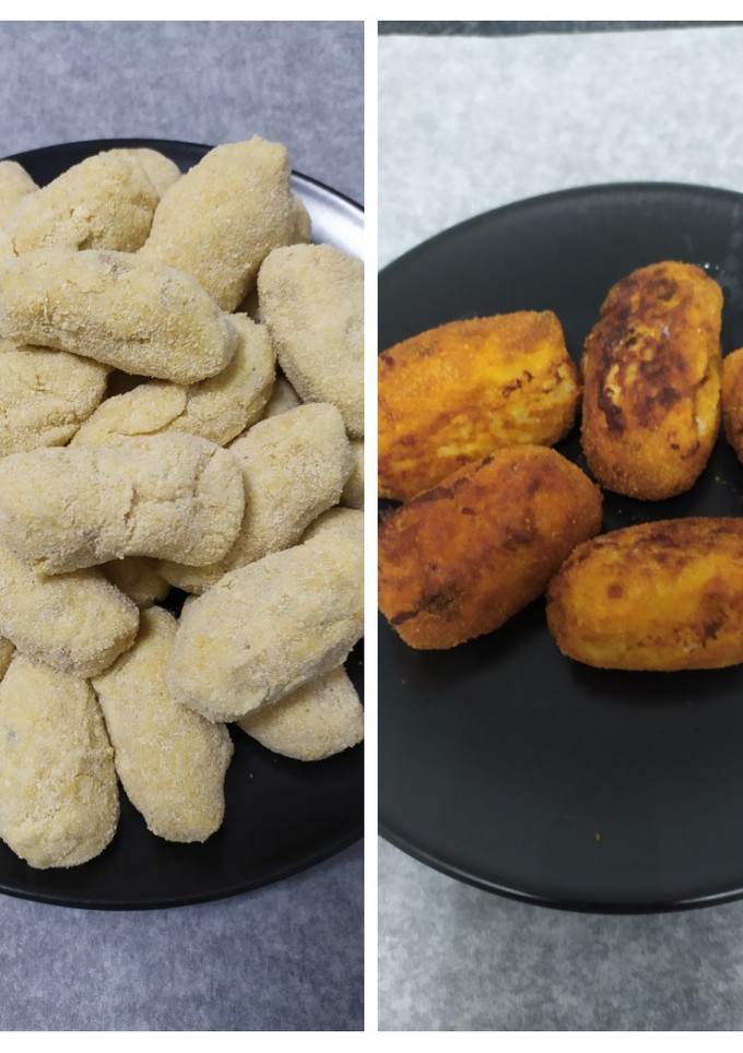 Una foto de Croquetas caseras de gallina y jamón