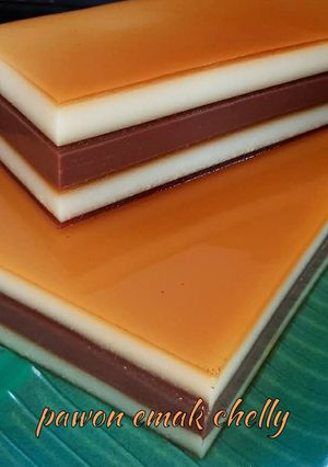Foto resep Puding lapis surabaya karamel