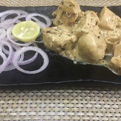 A picture of Soya malai Chaap.