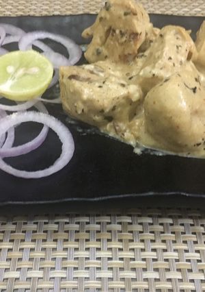 A picture of Soya malai Chaap.