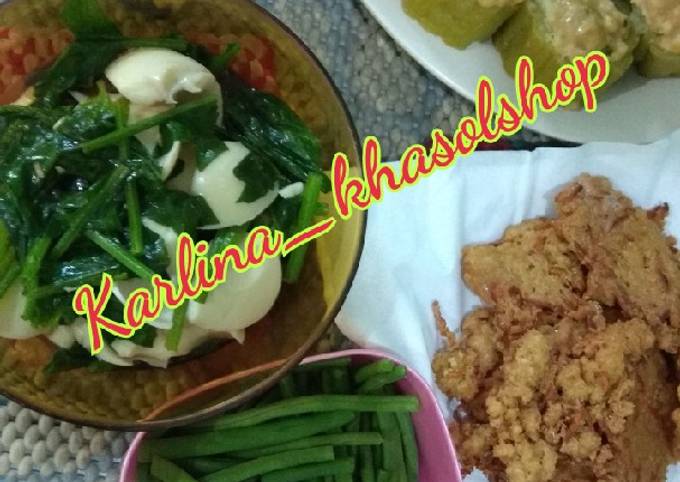 Resep: Pare kukus isi tahu ayam kampung ala mom khas Simpel