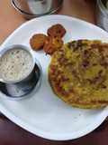 Bogi festival puran poli(sweet) Dal vada, coffee