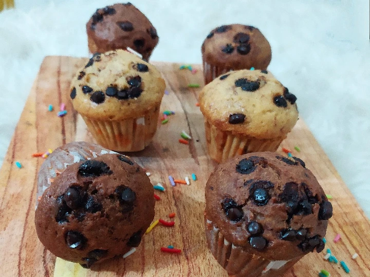 Langkah Gampang Membikin Resep  Muffin pisang simple yang Enak, Enak Banget