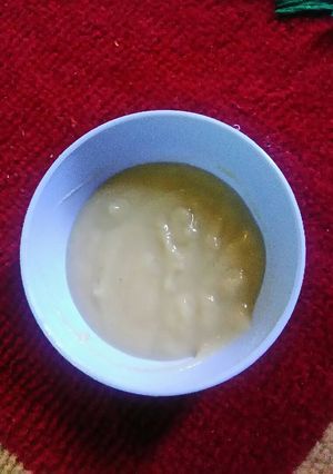 Foto resep MPASI 6+Bln bubur jagung pisang