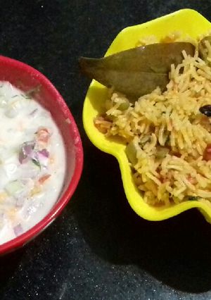 A picture of Veg pulav.
