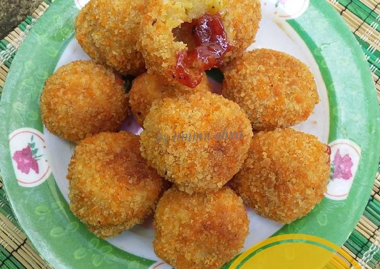 Resep BoBoPi SeJaRah (Bola Bola Pisang Isi Selai Jambu Merah) yang Bisa Manjain Lidah