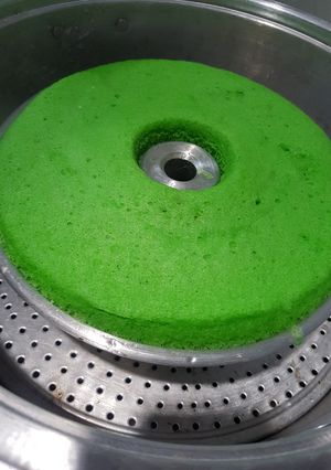 Foto resep Brownies pandan kukus