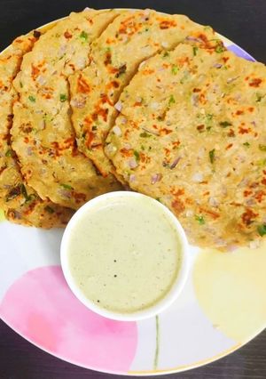 A picture of Besan veggi Cheela.