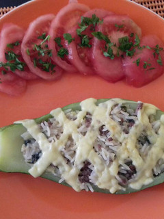 Una foto de Zapallos italianos rellenos