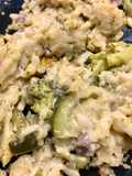 Broccoli wild rice casserole