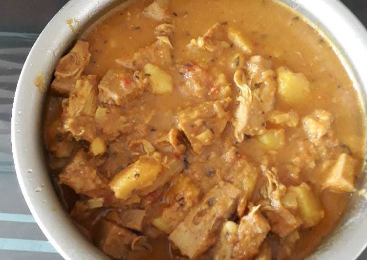 Recipe of Homemade Yummy Jack fruit curry with potatoes