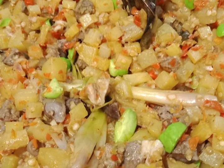 Langkah Gampang Membuat Resep  Sambal Goreng Ati Ampela Pedas yang Bisa Manjain Lidah, Enak