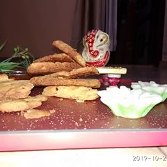 Orissa Kasuri methi khaajaa pheni A picture of Orissa Kasuri methi khaajaa pheni.