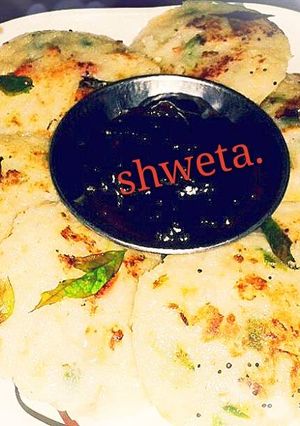 A picture of RAWA IDLI.. loaded with mix veggies.