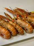 Cigalas salteadas al whisky