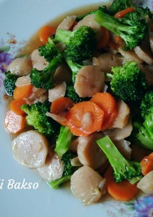 Foto resep Ca Brokoli Bakso