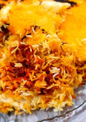 عکسی از دستور هویج پلو با مرغ با طعم عالیییی
