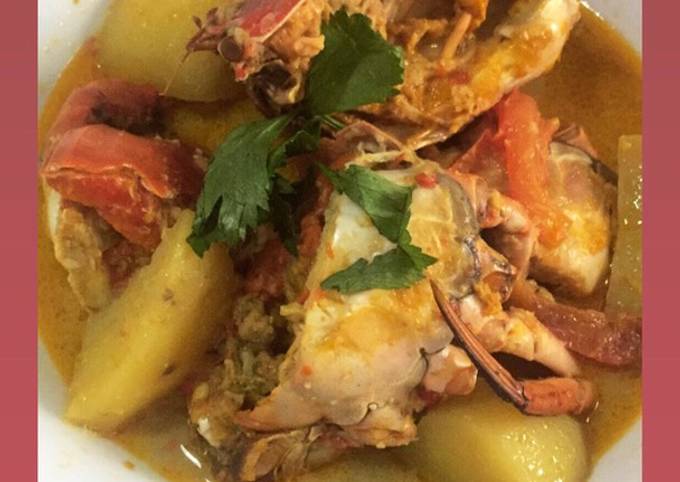 Wajib coba! Cara gampang buat Kepiting kari ala mom nucha yang sesuai selera
