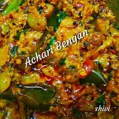 A picture of Achari Baingan.