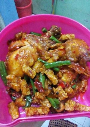 Foto resep Balado Ayam Kacang Tempe