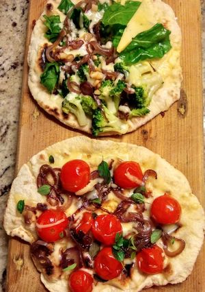 Una foto de Pizza a la sartén