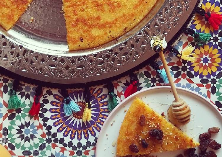 الحرشة المغربية بالبولنتا والكوكو والزبيب 🍯🇲🇦