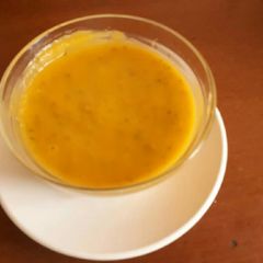 A picture of Pumpkin soup.