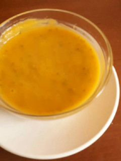 A picture of Pumpkin soup.