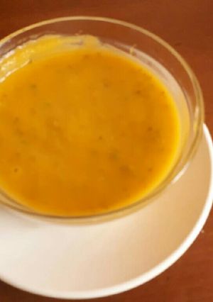 A picture of Pumpkin soup.