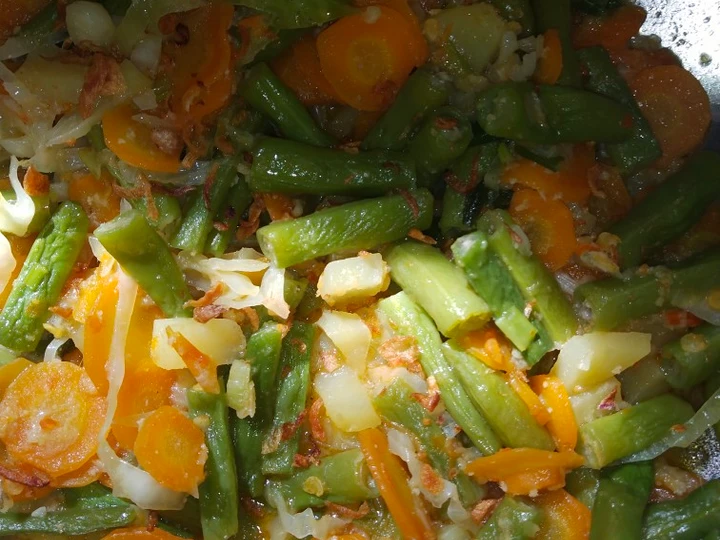 Langkah Gampang Membuat Resep Tumis Buncis,Kentang, Wortel,kol yang Enak Banget Anti Ribet, Bisa Manjain Lidah