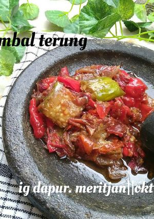 Foto resep Sambal terung