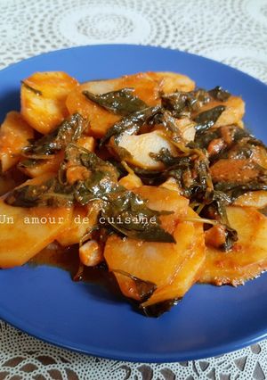 Une photo de Ragout de pommes de terre à la menthe pouliot 🍴