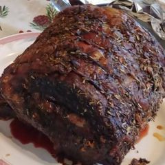 A picture of Tami's Herb Buttered Prime rib Roast.