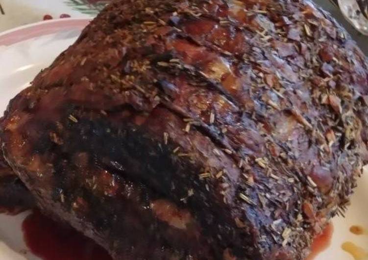 Simple Way to Prepare Super Quick Homemade Tami&#39;s Herb Buttered Prime rib Roast