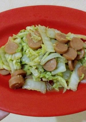 Foto resep Tumis sawi sosis