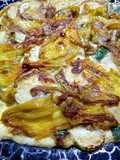 Frittata with Basil and Zucchini Blossoms