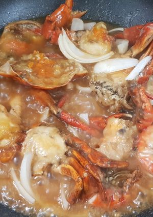 Hình của món Cua 🦀 rang me.