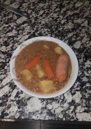Una foto de Lentejas con chorizo