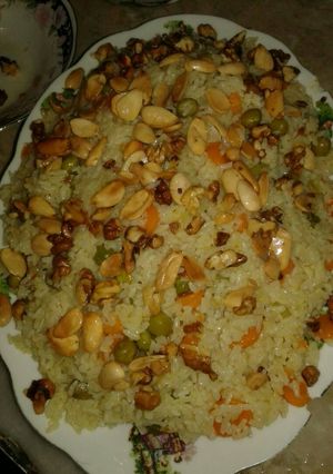 صورة لوصفة مقلوبة البازلاء