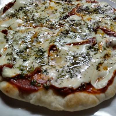 Pizza fácil y rápida Receta de graciela martinez @gramar09 en Instagram  ☺?- Cookpad