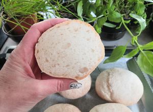 Gluténmentes zsemle, nutri free mix per pane lisztből recept fotója