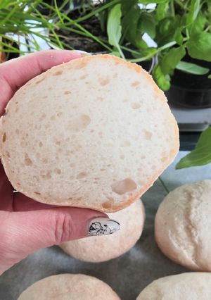 Gluténmentes zsemle, nutri free mix per pane lisztből recept fotója